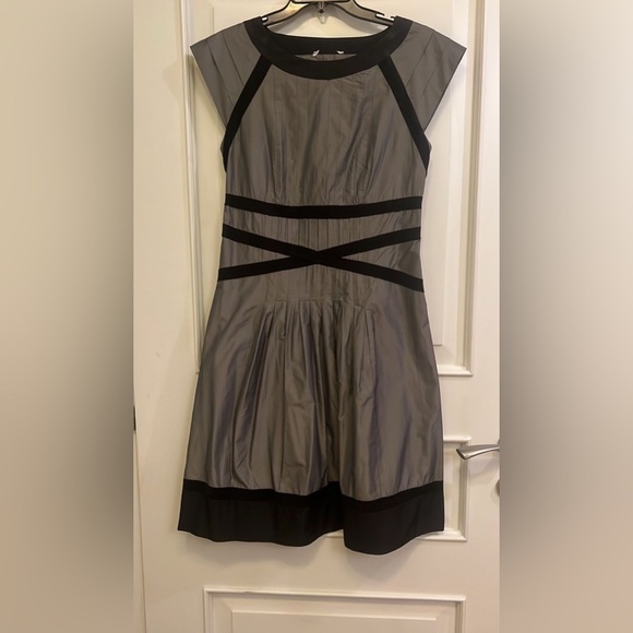 Dresses & Skirts - Elegant Gray and Black Women's Dress
